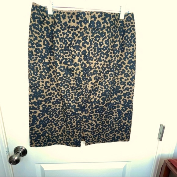 Banana Republic Pencil Skirt Cheetah Animal Print 10 - Picture 10 of 14